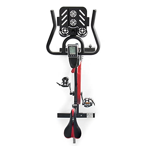 SportPlus Speedracer/Speedbike, soporte para tableta, aplicación conectada, compatible con cinturón pectoral, Bluetooth, volante de inercia de aprox. 13 kg, resistencia ajustable, SP-SRP-2100-i