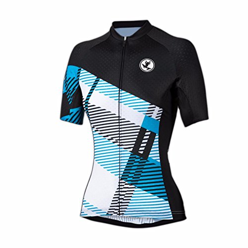 Sports Wear Bike Wear Designs Mujer Manga Corta Ciclismo Jersey Full Zip Humedad Wicking, Transpirable Running Tops - Bike Biking Shirt