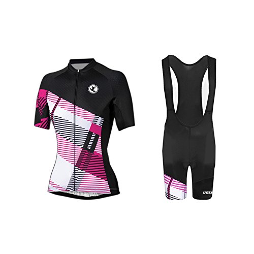 Sports Wear Designs Mujer Bike Wear Jersey de Ciclismo Maillot Ciclismo de Manga Corta y Ciclismo Bib Shorts Cycling Kits Camisetas de Ciclismo de la Correa Ciclismo Bicicletas