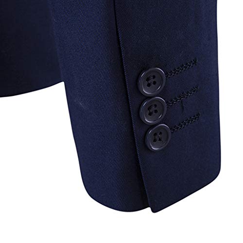 Spritumn Conjunto de Traje para Hombre, Traje de Negocios, Ajustado, Blazer con Pantalones de Traje Chaleco de Traje, Elegante para Oficina y Bodas