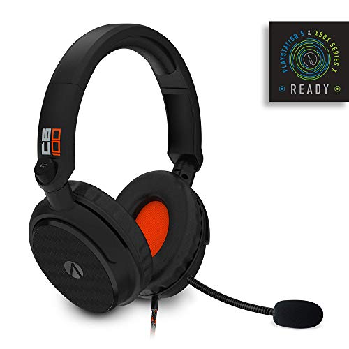 Stealth C6-100 - Auriculares para Videojuegos para Switch, Xbox, PS4/PS5, PC, Color Naranja