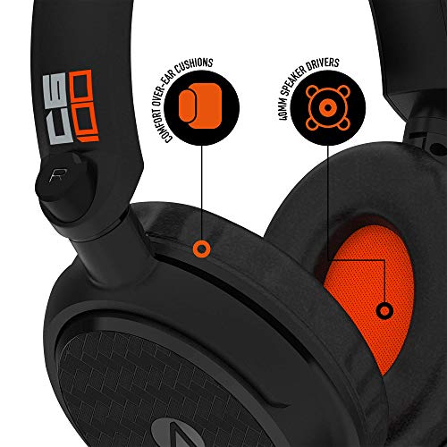 Stealth C6-100 - Auriculares para Videojuegos para Switch, Xbox, PS4/PS5, PC, Color Naranja