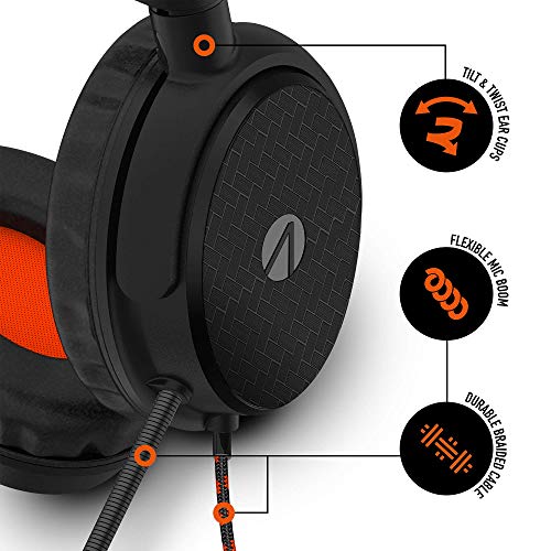 Stealth C6-100 - Auriculares para Videojuegos para Switch, Xbox, PS4/PS5, PC, Color Naranja