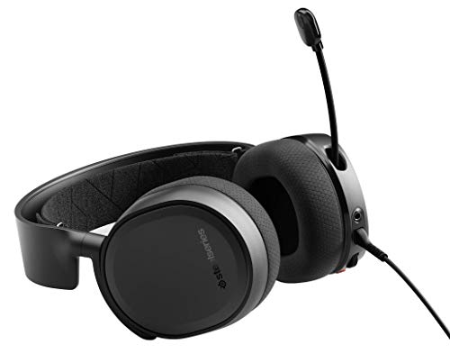 Steelseries Arctis 3 Console Auriculares De Juego Con Cable Estéreos Para PlayStation 5, PS4, Xbox One, Nintendo Switch, Vr, Android E iOS, Negro