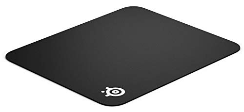 SteelSeries QcK - Alfombrilla de ratón para juegos - Superficie microtejida - Optimizada para sensores de juegos - Tamaño M (320mm x 270mm x 2mm)