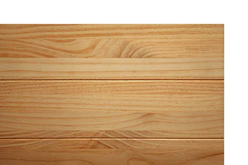 SUENOSZZZ-ESPECIALISTAS DEL DESCANSO Cabecero de Cama de Madera TREVINCA Color Haya para Pared. Cabecero de Tablas Horizontales. Estilo Vintage, para Camas de 150