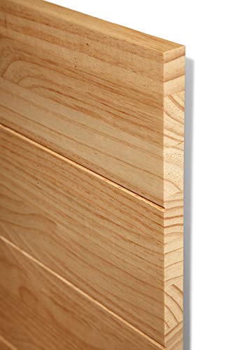 SUENOSZZZ-ESPECIALISTAS DEL DESCANSO Cabecero de Cama de Madera TREVINCA Color Haya para Pared. Cabecero de Tablas Horizontales. Estilo Vintage, para Camas de 150