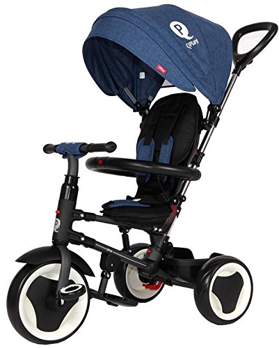 Sun Baby J01.013.1.3 Triciclo Qplay Rito-Blue, Multicolor