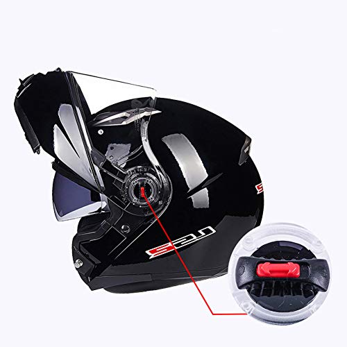 SUNERLORY Casco Tornillos Visera 1 par Accesorios Fácil instalación Durable Protección Bloqueo Reemplazo oque Lente portátil PC para Motocicleta Al Aire Libre Ligero para 358 396 370