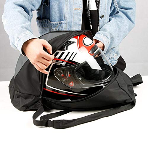 sunflowerany 28L Mochila Moto Bolsa De Casco De Motocicleta Casco De Equitación Mochila Casco Integral Mochila Nylon Portátil Bolsa De Almacenamiento Ligera para Motocicleta Deporte Senderismo