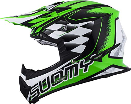 Suomy ksrb0008.3 Casco Moto, verde, S