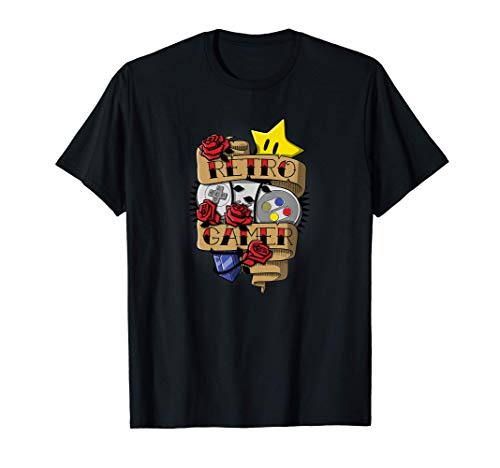 Super Retro Gamer arcade gaming 80s 90s eightees ninetees Camiseta