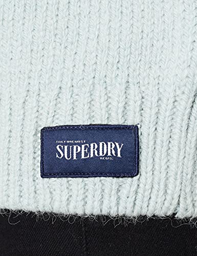 Superdry Classic Fairisle Crew Sudadera, Azul Suave, M para Mujer