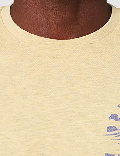 Superdry M1011012a La Beach Surf tee, Amarillo Claro, XL para Hombre