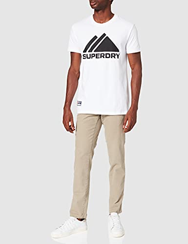 Superdry M1011087a Mountain Sport Mono-Camiseta, Óptica, XXL para Hombre