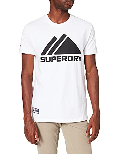 Superdry M1011087a Mountain Sport Mono-Camiseta, Óptica, XXL para Hombre