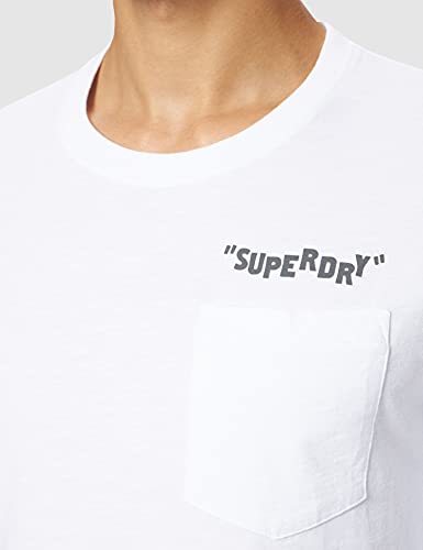 Superdry M6010373a Sushi Rollers LS PKT Top, Óptica, L para Hombre