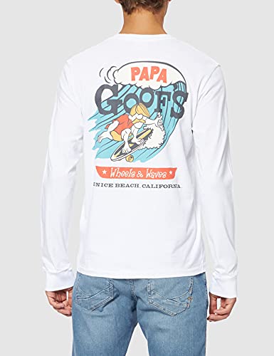 Superdry M6010373a Sushi Rollers LS PKT Top, Óptica, L para Hombre