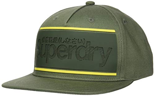 Superdry Stripe Logo Trucker Cap Gorra de béisbol, Verde (Army Pine S0n), Einheitsgröße para Hombre