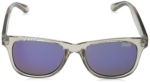 Superdry SUPERFARER Gafas de Sol, Gloss Crystal Grey, Einheitsgröße para Hombre