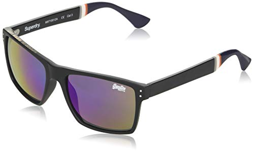 Superdry Yakima Gafas de Sol, Matte Black/Triple Fade Revo, Einheitsgröße para Hombre