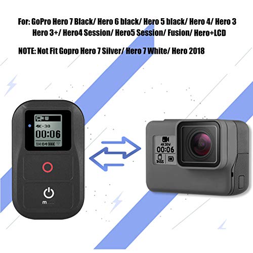 Suptig - Mando a Distancia inalámbrico Impermeable para GoPro Hero 8 Hero 7 Black Hero 6 Black Hero 5 Hero 5session Hero 4 Hero4 Session Hero 3+ Hero 3 Action Camera WiFi Remote…