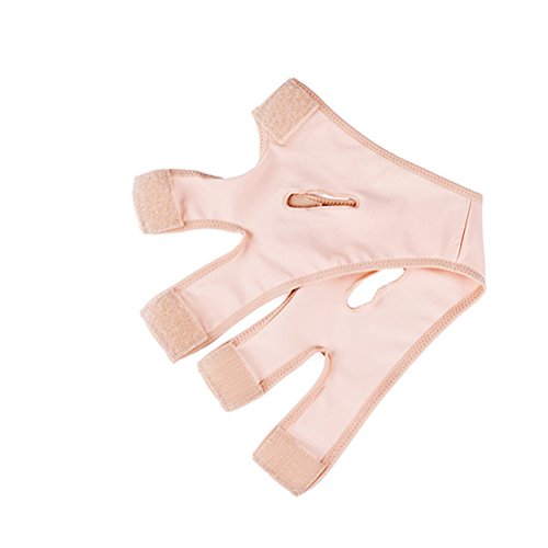 Supvox Máscara para adelgazar facial V Línea frontal Cinturón Chin Cheek Slim Lift Up Máscara antiarrugas Tamaño XL