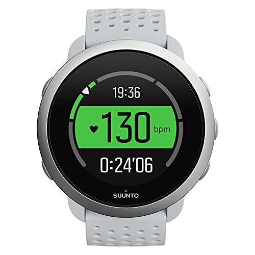 Suunto 3 Reloj deportivo GPS con medición dle ritmo cardiaco en la muñeca, Seguimiento 24/7 de actividad física y recuperación