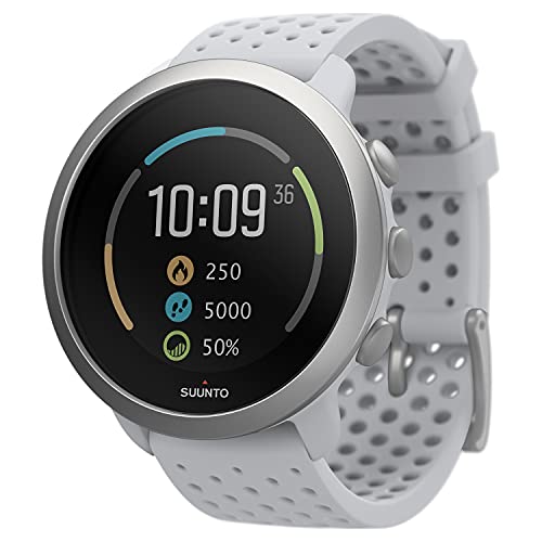 Suunto 3 Reloj deportivo GPS con medición dle ritmo cardiaco en la muñeca, Seguimiento 24/7 de actividad física y recuperación