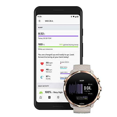 Suunto 7 Smartwatch con aplicaciones versátiles y Wear OS de Google