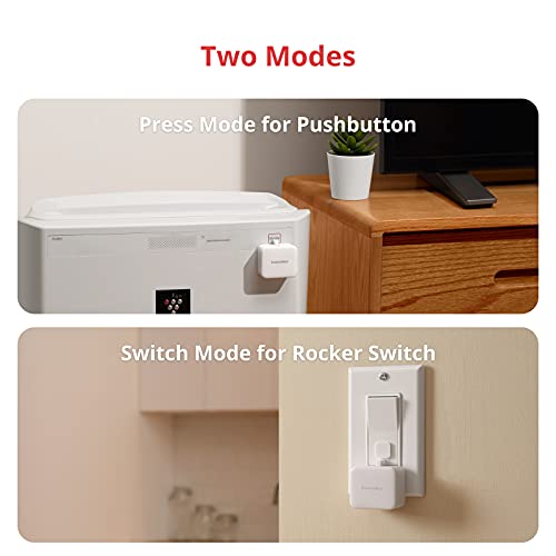 SwitchBot - Interruptor inteligente, sin cableado, aplicación inalámbrica o control de temporizador, añadir a SwitchBot Hub, compatible con Alexa, Google Home, HomePod, IFTTT