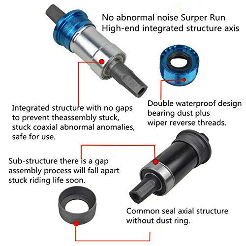 SXCXYG Eje Pedalier 103~127.5mm * 68mm Bicicleta Pedalier Plaza Taper rodamientos sellados a Prueba de Polvo y Cartucho Impermeable for Bicicletas Marco 68MM Pedalier Bicicleta (Color : 68x120mm)