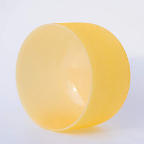 SXZSB Cuencos Tibetanos 432 Hz F Heart Chakra Cuenco De Cristal Amarillo Cristal De Cuarzo De Chakra Chakra Meditación Y Sana Curación,8 Inch