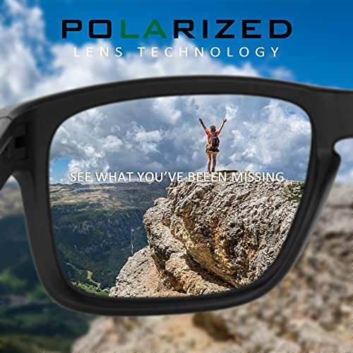 SYEMAX Lentes de repuesto polarizadas para espejo compatible con gafas de sol Oakley Sutro (OO9406) - Varias opciones, Azul hielo polarizado., Talla única