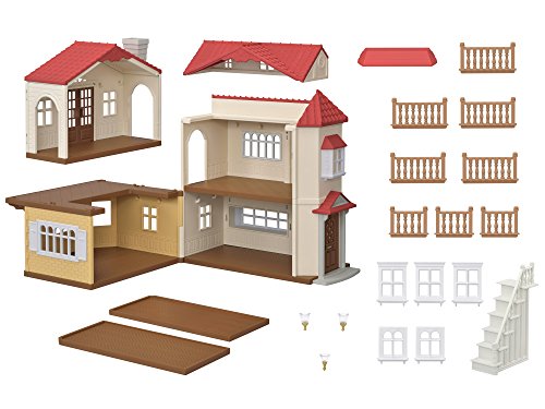 Sylvanian Families-La Grande Maison éclairée Casa con luces (EPOCH 5480), Paquete optimizado , color/modelo surtido
