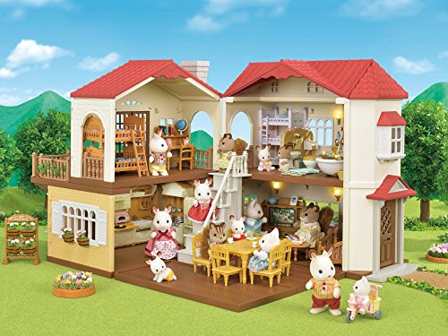 Sylvanian Families-La Grande Maison éclairée Casa con luces (EPOCH 5480), Paquete optimizado , color/modelo surtido