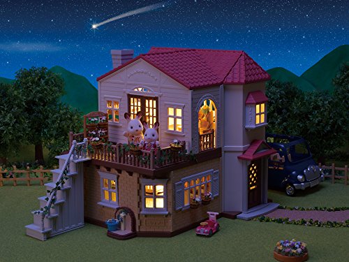 Sylvanian Families-La Grande Maison éclairée Casa con luces (EPOCH 5480), Paquete optimizado , color/modelo surtido