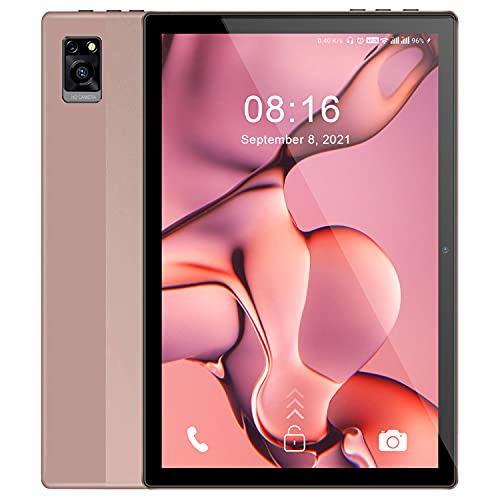 Tablet 10.1 Pulgadas Ultra Rápido, DUODUOGO 10 Android Tableta con 6GB RAM +64GB ROM, 4G Dual SIM/SD, FHD 1920x1200 | 5.0+8.0MP Cámara| WI-FI | Bluetooth | 6000mAh | Type C | GPS - Bronce