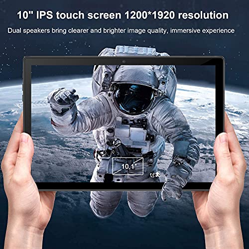Tablet 10.1 Pulgadas Ultra Rápido, DUODUOGO 10 Android Tableta con 6GB RAM +64GB ROM, 4G Dual SIM/SD, FHD 1920x1200 | 5.0+8.0MP Cámara| WI-FI | Bluetooth | 6000mAh | Type C | GPS - Bronce