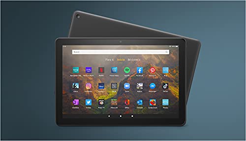 Tablet Fire HD 10 | 10,1" (25,6 cm), Full HD 1080p, 32 GB, color negro, con publicidad