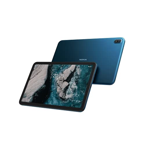 Tablet Nokia T20 WiFi, 4/64Gb, Pantalla 10.36'' 2K, Android 11, 8.200mAh bateria, 2 años de actualizaciones Android, 3 años de Parches de Seguridad