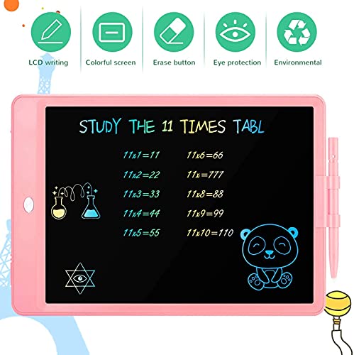 Tableta de escritura LCD, Tableta de dibujo colorida para niños pequeños, Tabletas de dibujo electrónicas reutilizables y borrables, Juguete educativo y de aprendizaje juguete niño 2 3 4 5 6 7años