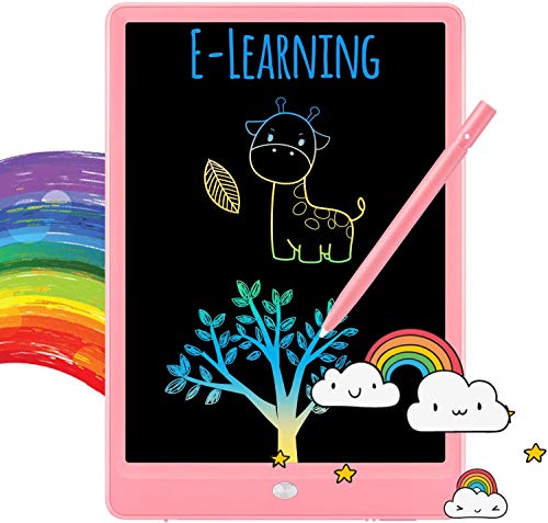 Tableta de escritura LCD, Tableta de dibujo colorida para niños pequeños, Tabletas de dibujo electrónicas reutilizables y borrables, Juguete educativo y de aprendizaje juguete niño 2 3 4 5 6 7años