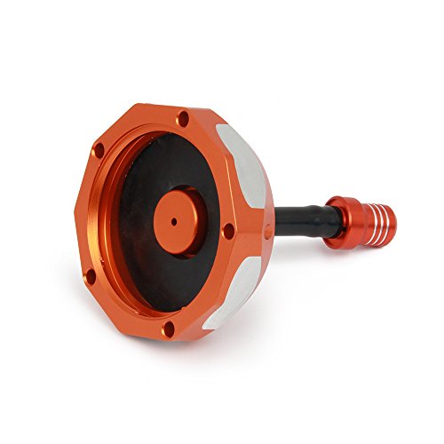 Tapa del Tanque de Gas con ventilación de la Manguera Billet - EXC RXC MXC SX Pro LC4 EGS 50 85 105 125 200 250 300 350 360 380 400 440 450 520 525 94-10 - Naranja