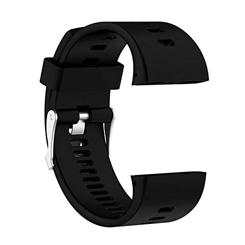 Tarente Reloj Inteligente, TPE Venda del Reloj de reemplazo de la Correa de Reloj de Ajuste del cinturón Compatible con Polar V800 Reloj Smart Watch (Negro)