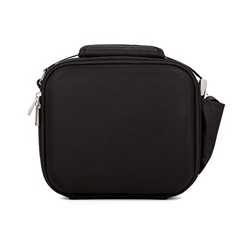 Tatay Urban Food Shell - Bolsa Térmica Porta Alimentos, 5,6L de Capacidad, con 2 Tuppers Herméticos de 0,75L de Plástico Libre de BPA, Color Negro. Medidas 28 x 13,5 x 23,5 cm