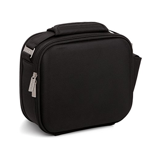 Tatay Urban Food Shell - Bolsa Térmica Porta Alimentos, 5,6L de Capacidad, con 2 Tuppers Herméticos de 0,75L de Plástico Libre de BPA, Color Negro. Medidas 28 x 13,5 x 23,5 cm