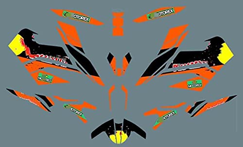 Tatumyin Motocicleta Gráficos completos Calcomanías Deportivas Racing Stickers Kits para KTM 790 Duke 790duke Duke790 2017-2020 hnszf (Color : As Shown)