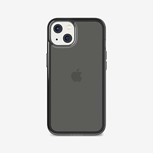Tech21 EVO Clear para iPhone – Funda de teléfono Tintada de Carbono con protección multicaída de 12 pies