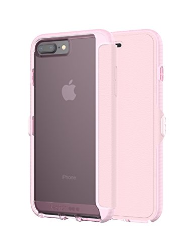 tech21 EVO Wallet Funda para teléfono móvil 14 cm (5.5") Funda Cartera Rosa - Fundas para teléfonos móviles (Funda Cartera, Apple, iPhone 7 Plus/8 Plus, 14 cm (5.5"), Rosa)